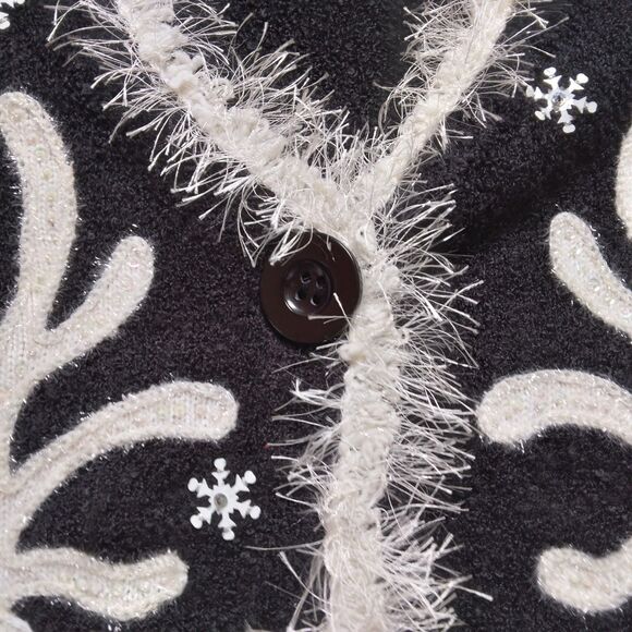 Design Options By Philip & Jane Gordon Reindeer Christmas Sweater Size Medium - Picture 9 of 14